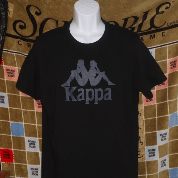 2017 Black Kappa Logo T-Shirt - Picture 1 of 5
